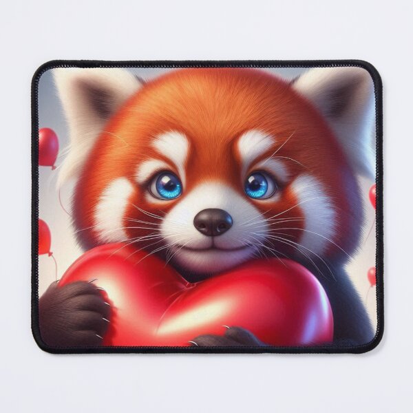Item preview, Valetine Red Panda 3 designed and sold by PANDALOVEART.