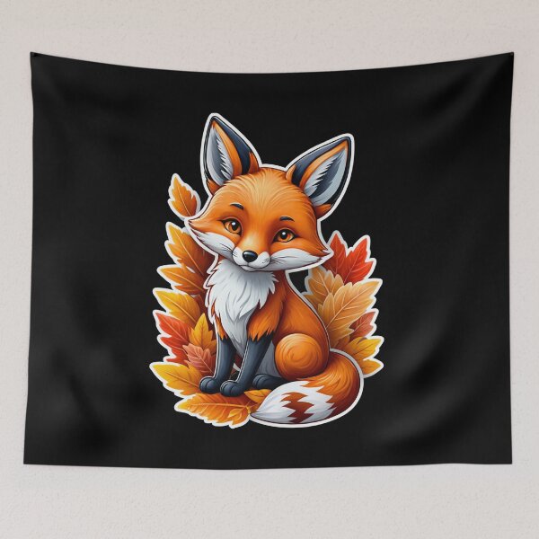 Item preview, Cute Fox Autumn Vibes designed and sold by JustCrazyPigeon.