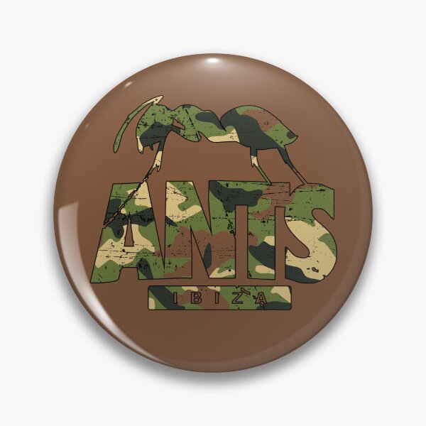 Item preview, ANTS Ushuaïa Club IBIZA: MODEL 3 military brown background (original HD DESIGN) designed and sold by LA FRENCH TOUCH.