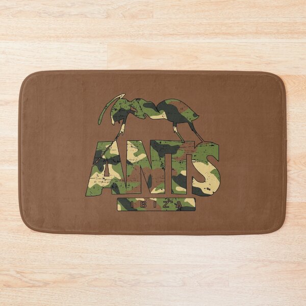 Item preview, ANTS Ushuaïa Club IBIZA: MODEL 3 military brown background (original HD DESIGN) designed and sold by LA FRENCH TOUCH.