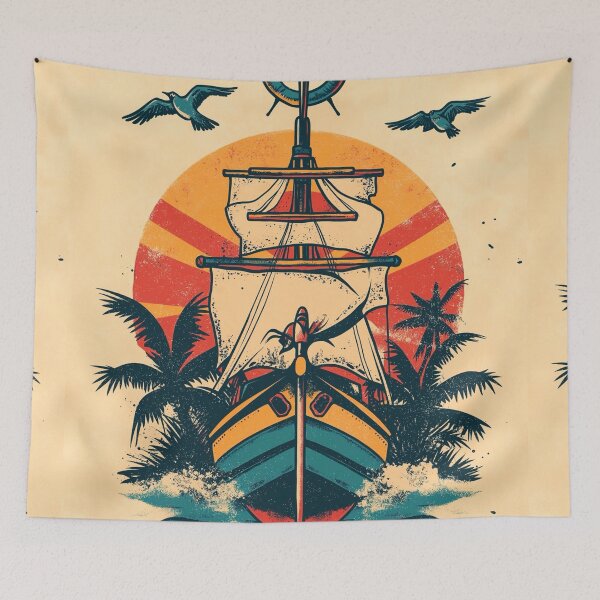Item preview, Vintage Clipper Ship  designed and sold by MatrixTattoo.