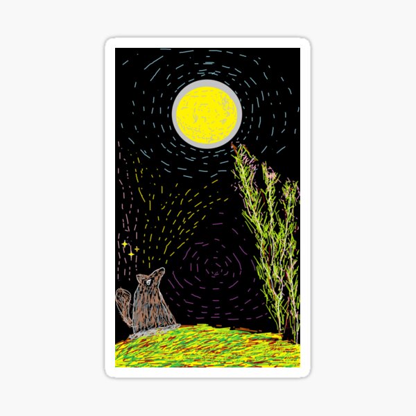 Item preview, Talking to the moon designed and sold by PurplePen25.