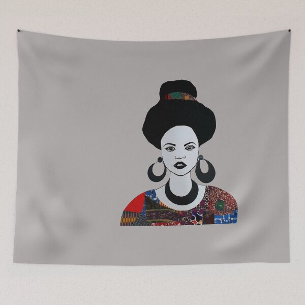 Item preview, Beautiful African Woman, Enthic art,Tribal artistry, African artwork designed and sold by Right-UR.
