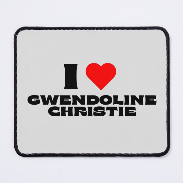 Item preview, I Love Gwendoline Christie - Black Fonts designed and sold by Itsheartshop.