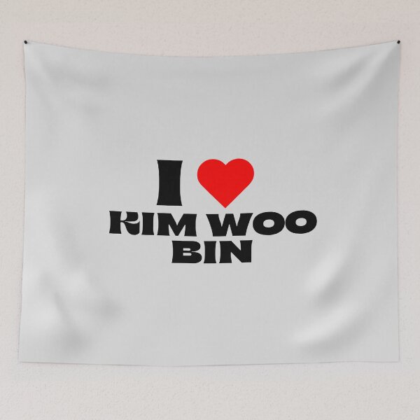 Item preview, I Love Kim Woo-bin - Black Fonts designed and sold by Itsheartshop.