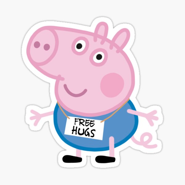George Pig Stickers Redbubble