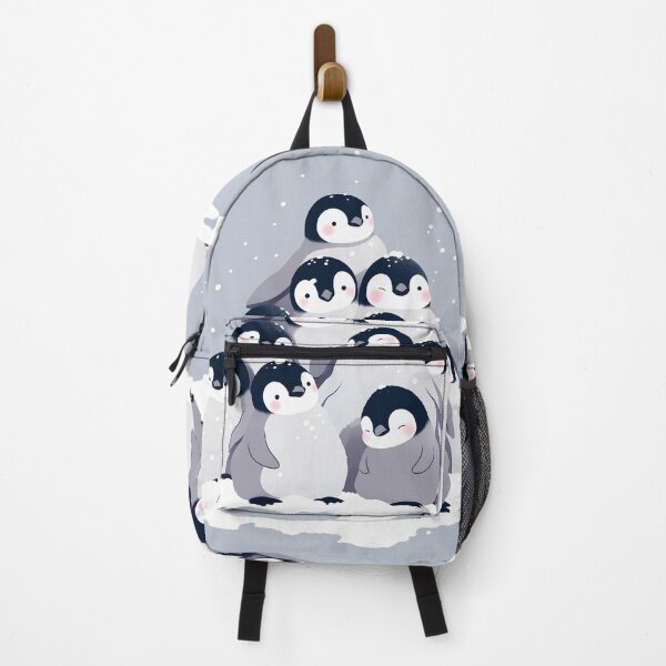 Item preview, Adorable Baby Penguins in a Minimalist Winter Scene designed and sold by Windy-market.
