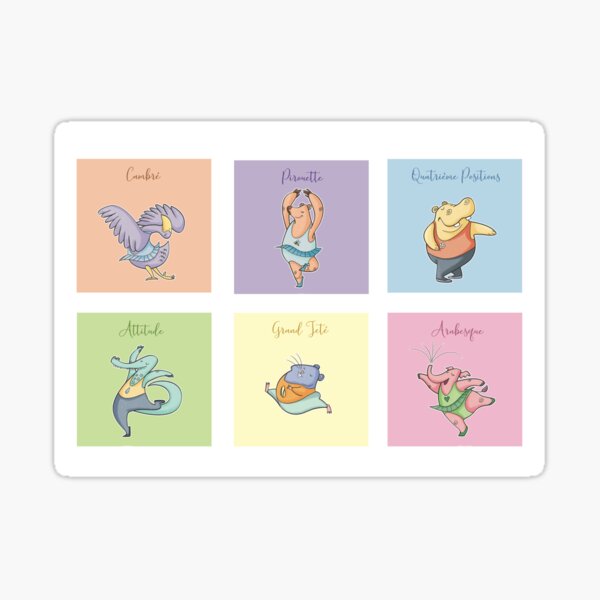 Item preview, animals dancers designed and sold by AndreBennyArt.