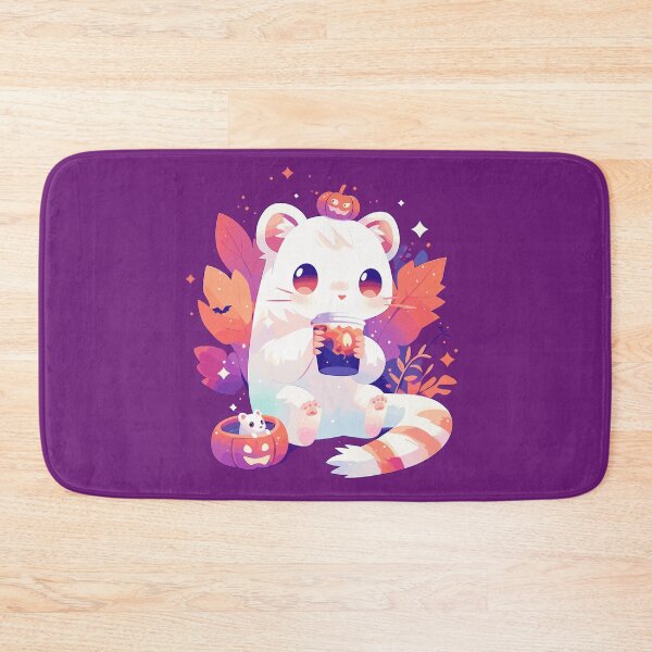 Item preview, Cute ferret sipping pumpkin spice latte designed and sold by etherElric.