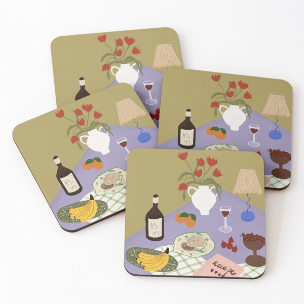 Item preview, Tablescape Red Tulips Vintage Interior designed and sold by IvyCArtStore.