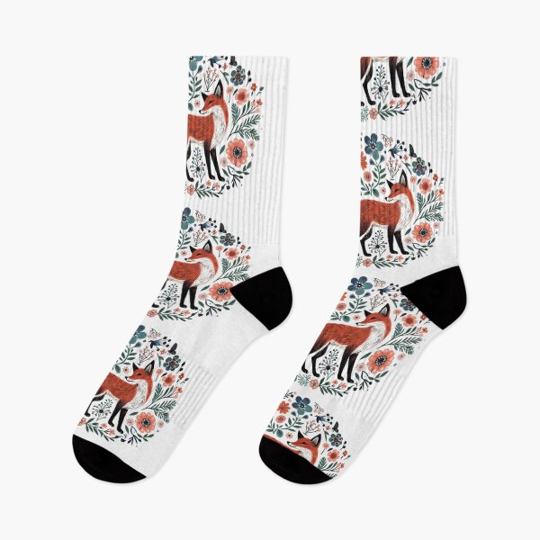 Item preview, Zorro y flores designed and sold by Pixelalchemy31.