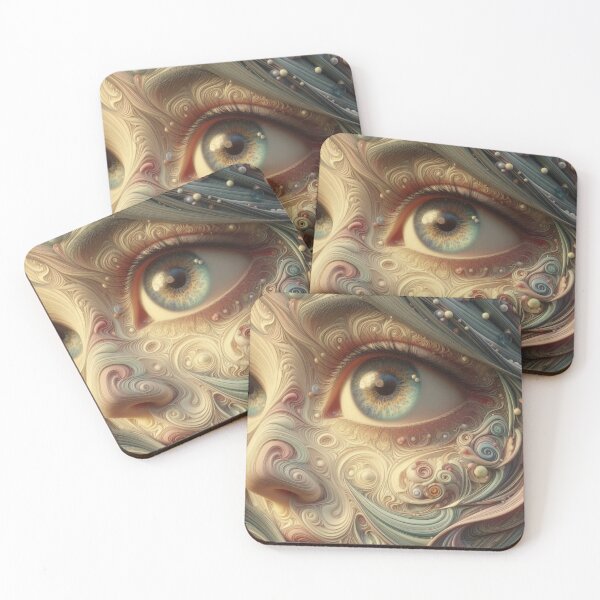 Item preview, Arte abstracto de ojos expresivos designed and sold by choder61.