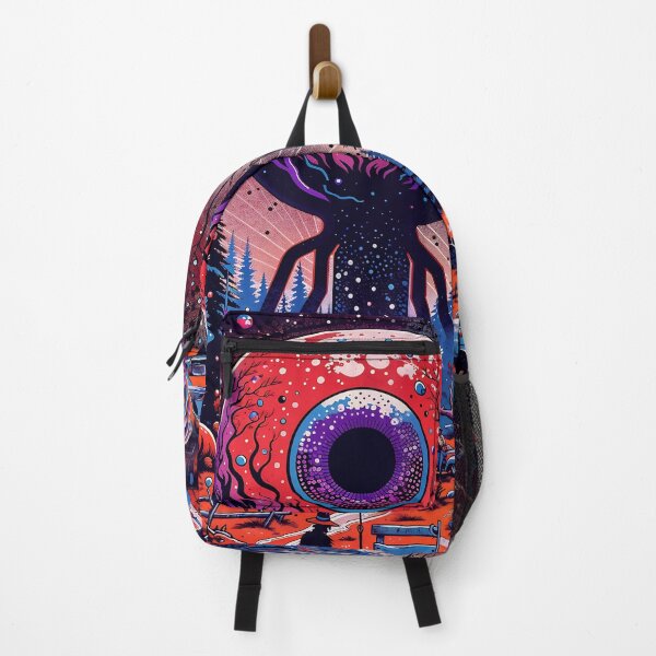 Artikelvorschau, schöner Trip, LSD, ausgefallenes Kunstwerk, säurerote Farbe, Waldlandschaft / dejco dejco.art domin entworfen und verkauft von dejco.art.
