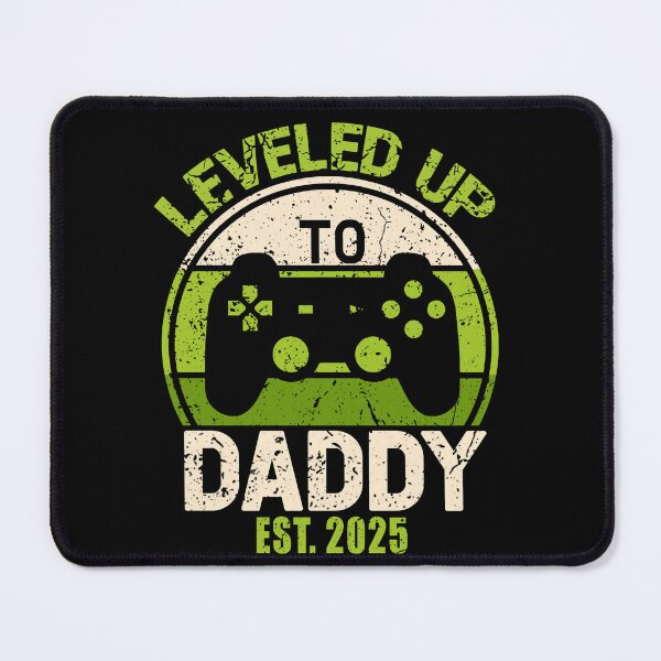 Item preview, Leveled Up To Daddy Gifts Father To Be New Dad Est 2025 designed and sold by Toonify4U.