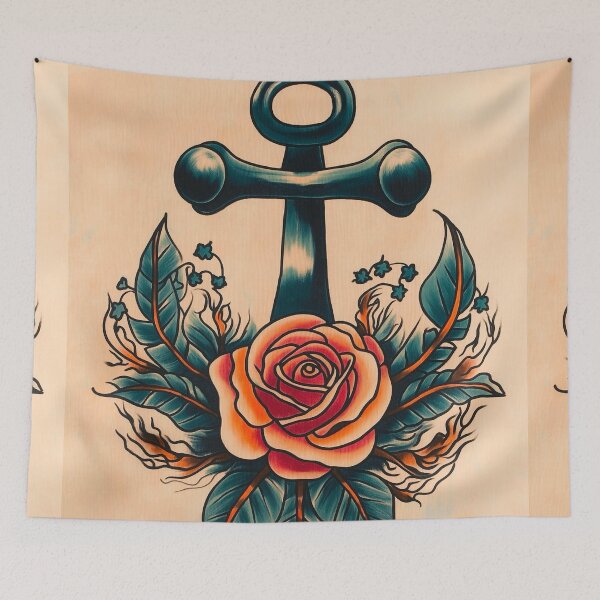 Item preview, Vintage Anchor designed and sold by MatrixTattoo.