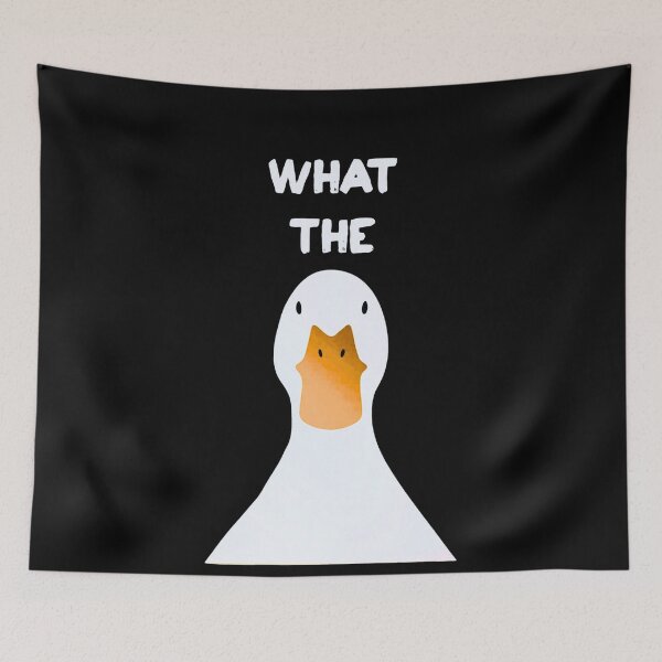 Item preview, What the Duck? Funny Pun for Animal Lovers and Sarcasm Fans designed and sold by BunBuntheDog-.