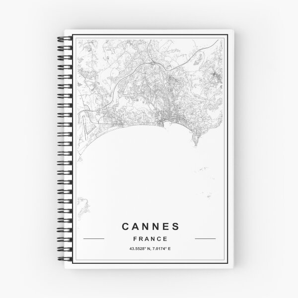 Item preview, Cannes City Map designed and sold by SHAMPAIN-ART-CO.