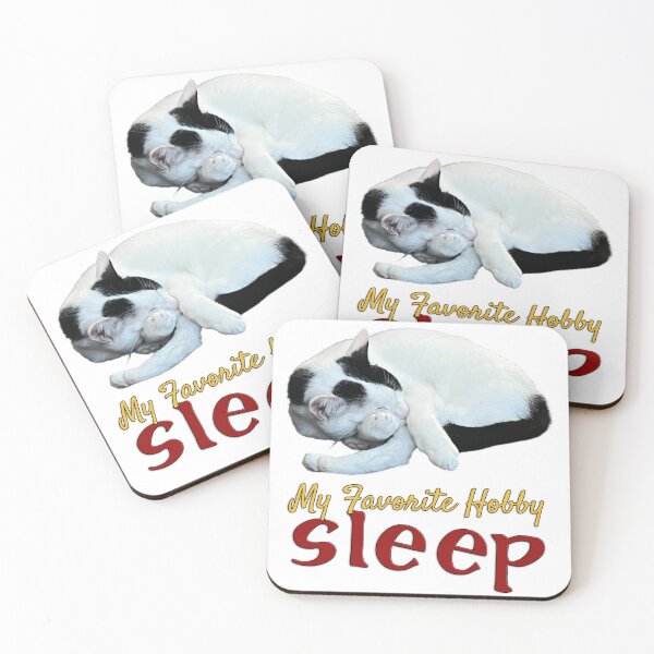 Item preview, Sleep My Favorite Hobby | I Love Sleep | Just Wanna Sleep Cute Cat  designed and sold by Amazing Arts Designs.
