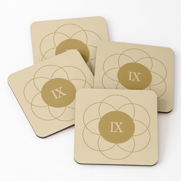Item preview, Infinity Circles | Gold & Ivory Beige designed and sold by Divine Design.