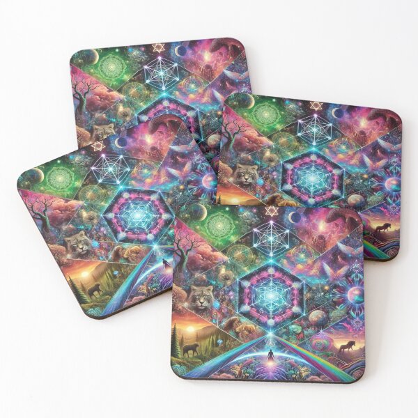 Item preview, Ascension of the Infinite: A 4D Cosmic Journey Through Time and Space designed and sold by Meta2Physical.