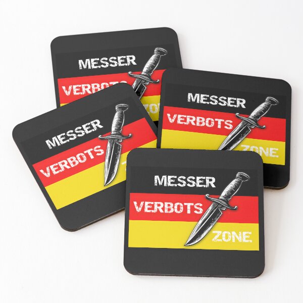 Item preview, Knife ban zone Germany designed and sold by knuppify.