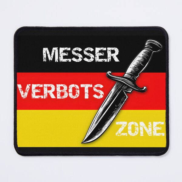 Item preview, Knife ban zone Germany designed and sold by knuppify.