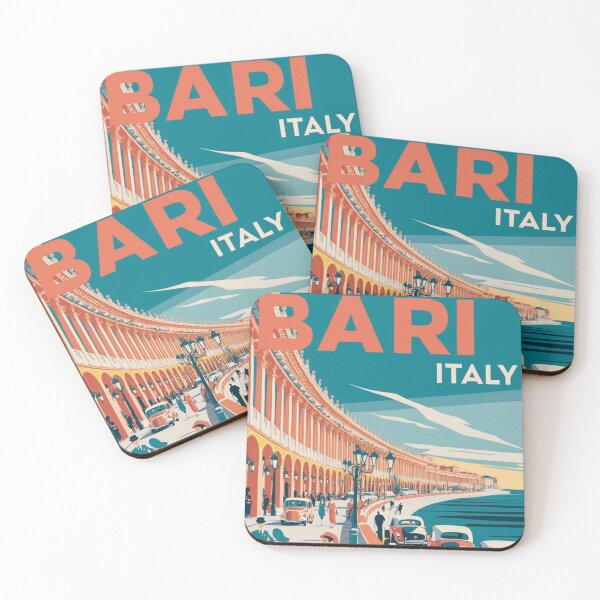 Item preview, Bari Italy Vintage Travel Tourism  designed and sold by TravelersGems.
