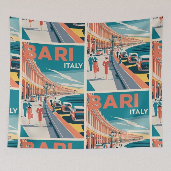 Item preview, Bari Italy Vintage Travel Tourism  designed and sold by TravelersGems.