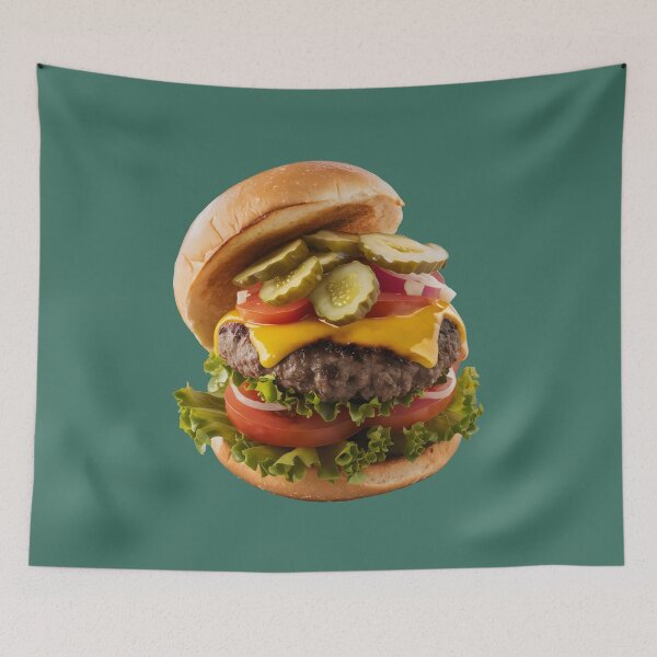 Item preview, Classic cheeseburger. designed and sold by MyHappyArtShop.