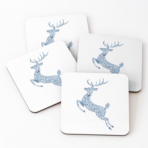 Item preview, Blue and White Christmas designed and sold by Delemore Art.