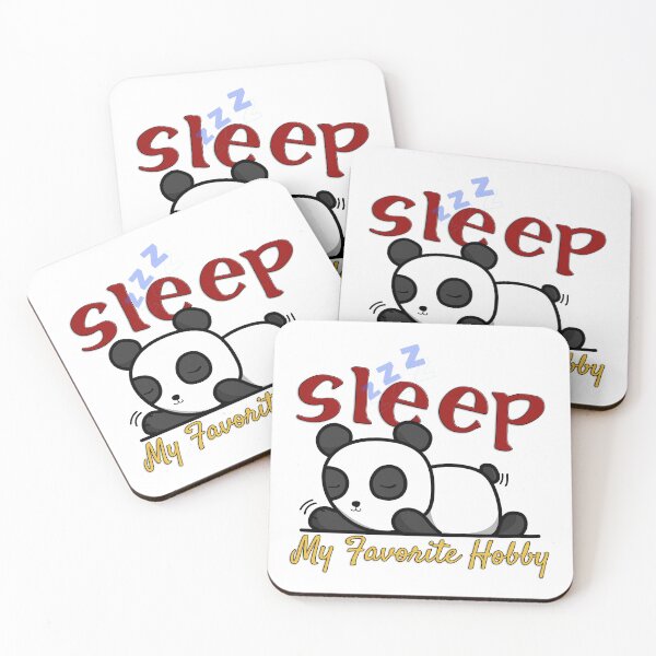 Item preview, Sleep My Favorite Hobby | Just Wanna Sleep | Cute Sleeping Panda Adorable designed and sold by Amazing Arts Designs.