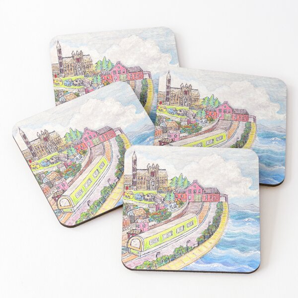 Item preview, Train Goes Along the Cobh Promenade designed and sold by TikabooTales.