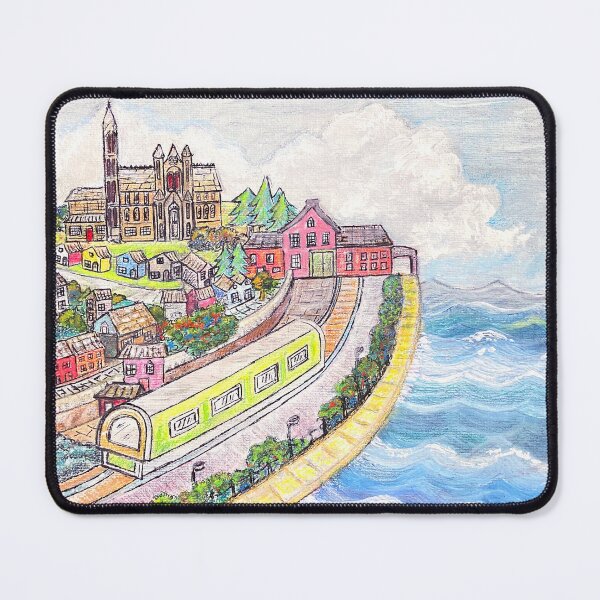Item preview, Train Goes Along the Cobh Promenade designed and sold by TikabooTales.
