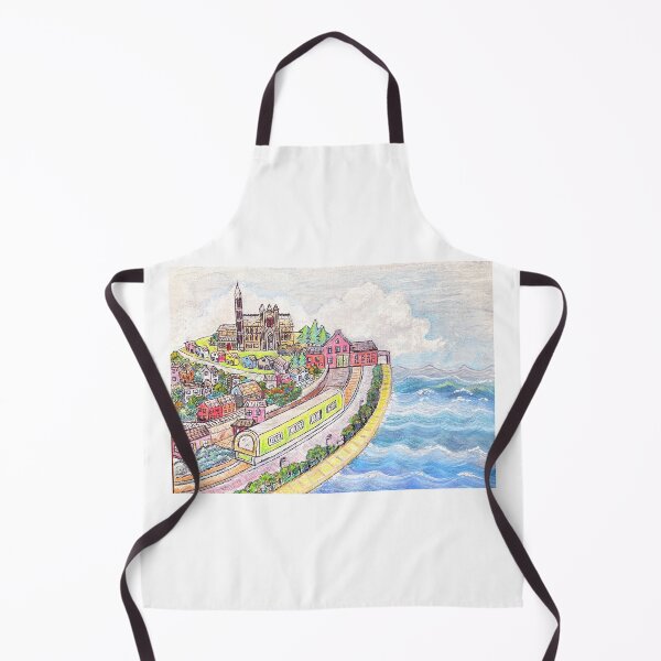 Item preview, Train Goes Along the Cobh Promenade designed and sold by TikabooTales.