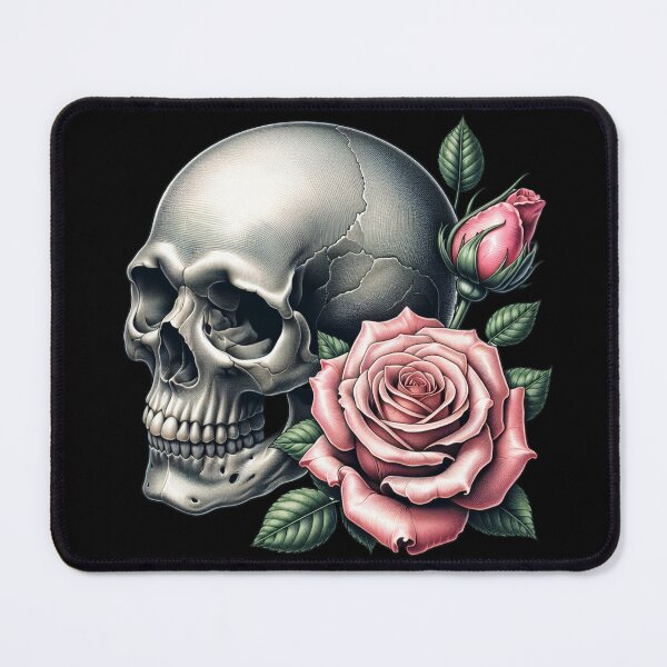 Item preview, Skull and Rose designed and sold by Tlemus9.