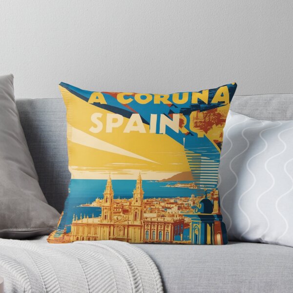 Item preview, A Coruña Spain Vintage Travel Tourism  designed and sold by TravelersGems.