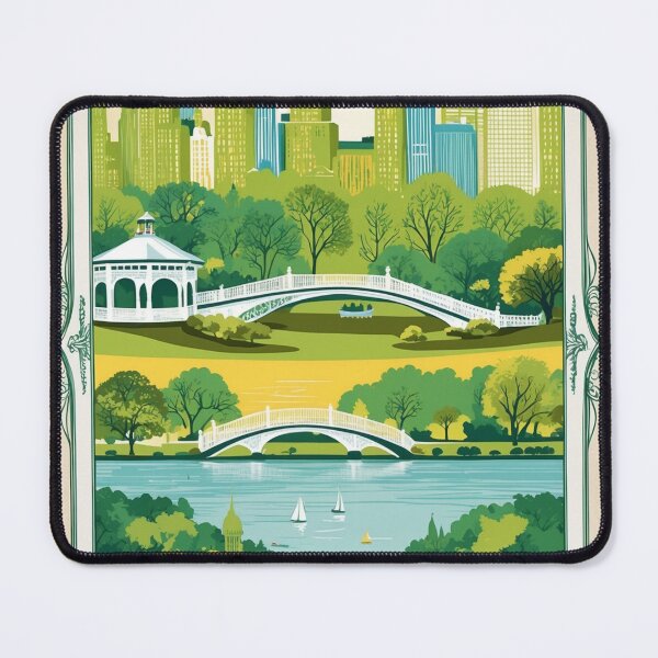 Item preview, Central Park New York USA American Vintage Travel Tourism designed and sold by TravelersGems.