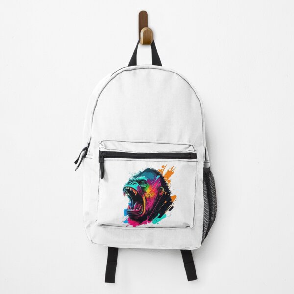 Item preview, image of a chimpanzee with vibrant designed and sold by m-Fadel.