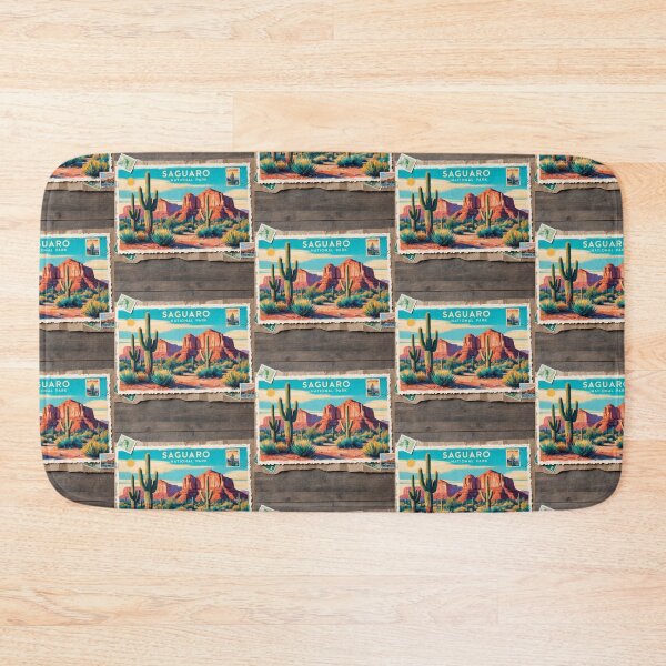 Item preview, Saguaro National Park Postcard Vintage Retro Travel designed and sold by TravelPostcardGems.