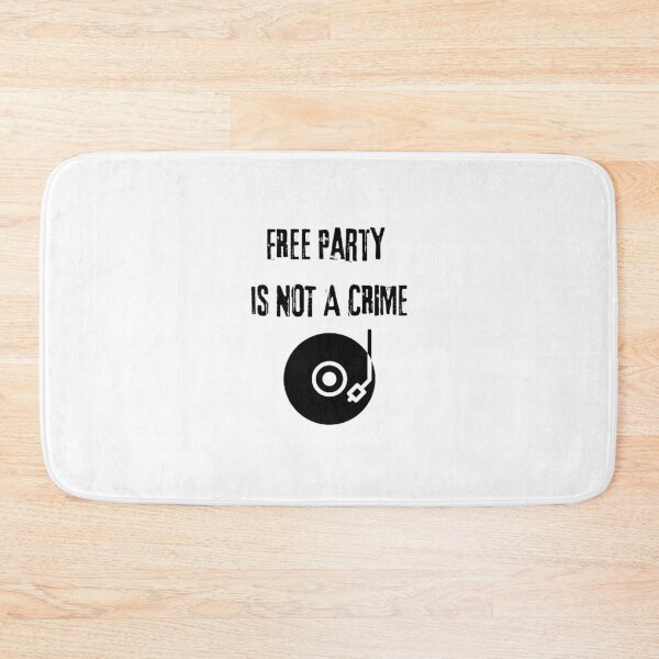 Item preview, Free party is not a crime - Techno Activist - Music Dance designed and sold by Pandanimalx.