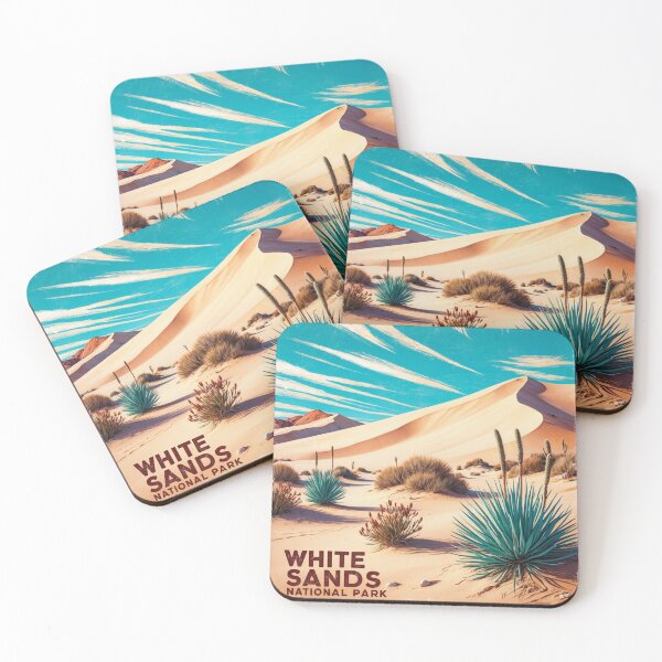 Item preview, White Sands National Park Postcard Vintage Retro Travel designed and sold by TravelPostcardGems.