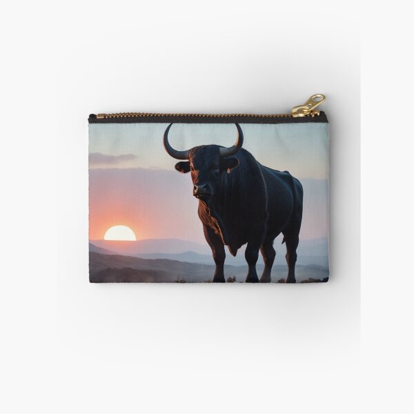 Item preview, A bull in a landscape, illuminated by the sun. designed and sold by domepicturez.