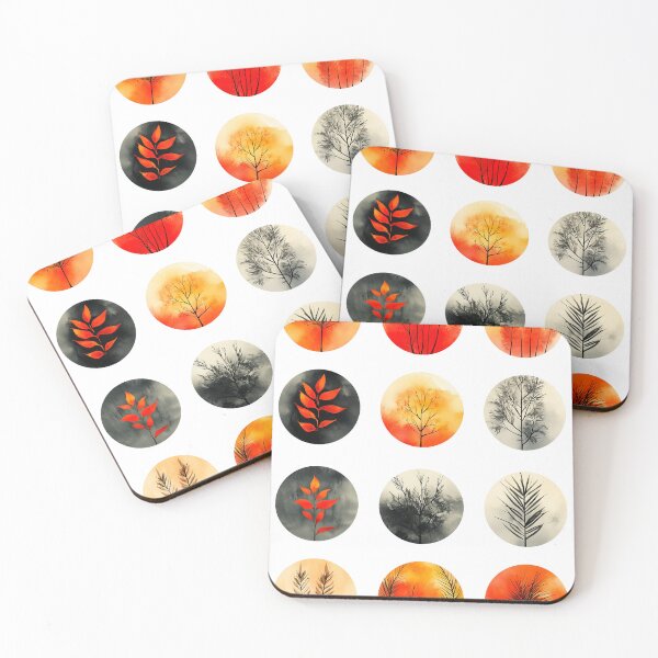 Item preview, Vintage illustration of nature leaves patterns  designed and sold by DariyaDell.