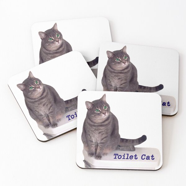 Item preview, Toilet Cat designed and sold by CopiumByKZ.