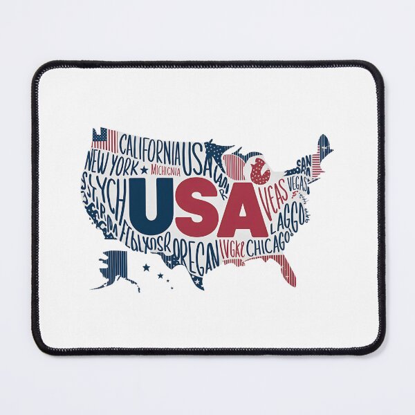 Item preview, Exploring America - Map designed and sold by wanderenergi.