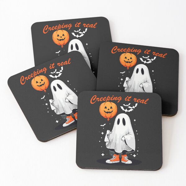 Item preview, Creeping It Real Ghost - Halloween Spooky Fun designed and sold by -DEEWOLF-.