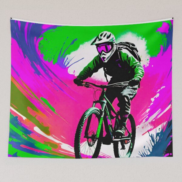Artikelvorschau, MTB-Fahrer erobern die Trails entworfen und verkauft von GrizzlyCollective.