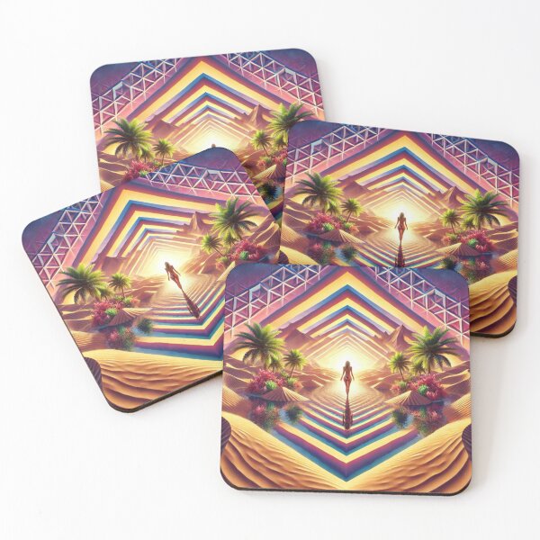 Item preview, Mirage of Infinity: A Surreal 4D Oasis Dreamscape in the Desert designed and sold by Meta2Physical.