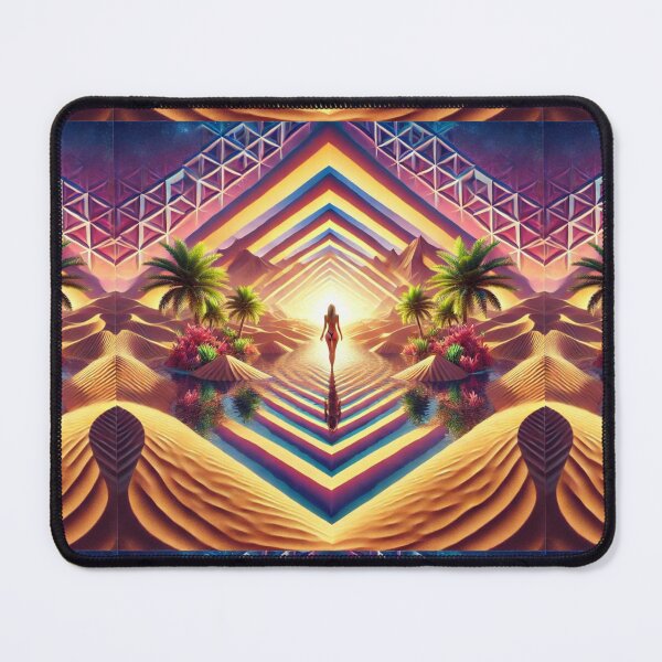 Item preview, Mirage of Infinity: A Surreal 4D Oasis Dreamscape in the Desert designed and sold by Meta2Physical.
