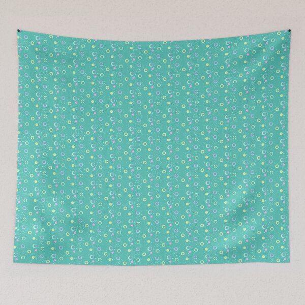 Item preview, Cute teal dotted | aesthetic teal circles and dots designed and sold by lausn.